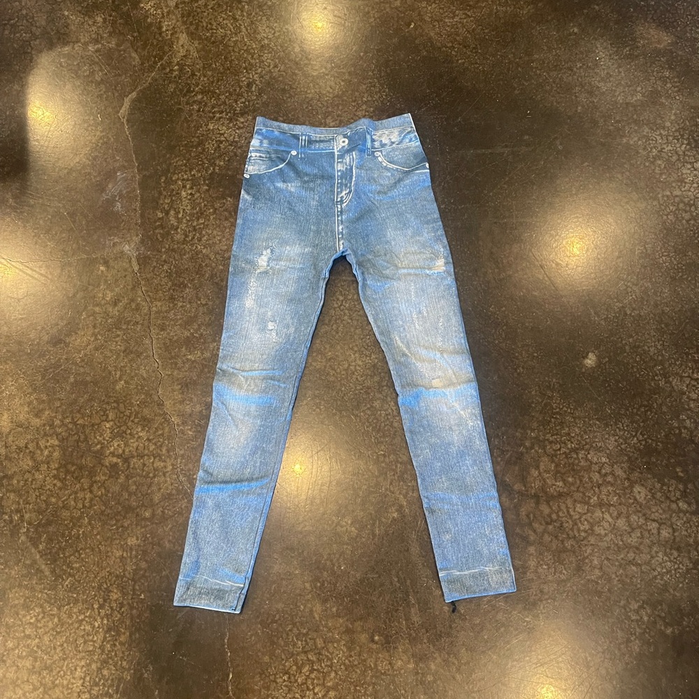 Light Wash Jean Leggings